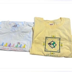 Gulf Shores and Orange Beach Alabama short sleeve T-shirts. Size extra large.